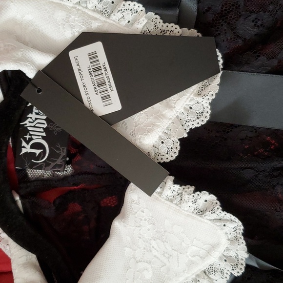 *NWT* Killstar's Wicked Story Top (Black) - Picture 13 of 16